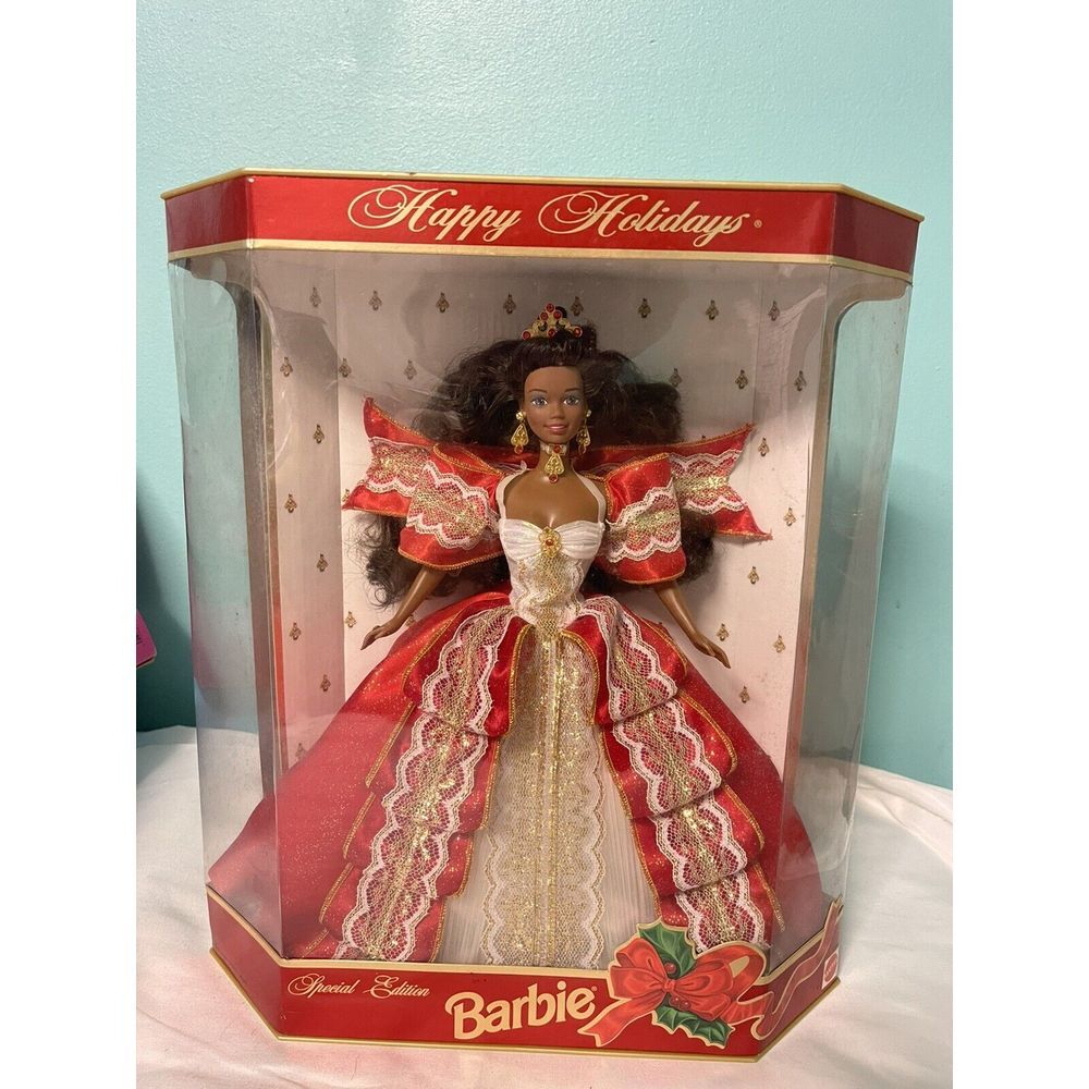 Happy Holidays & Celebration Barbie African‎ American 2000